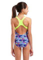 Arena Girls' Candies Pro Back One Piece Swimsuit (Little Kid, Big Kid)