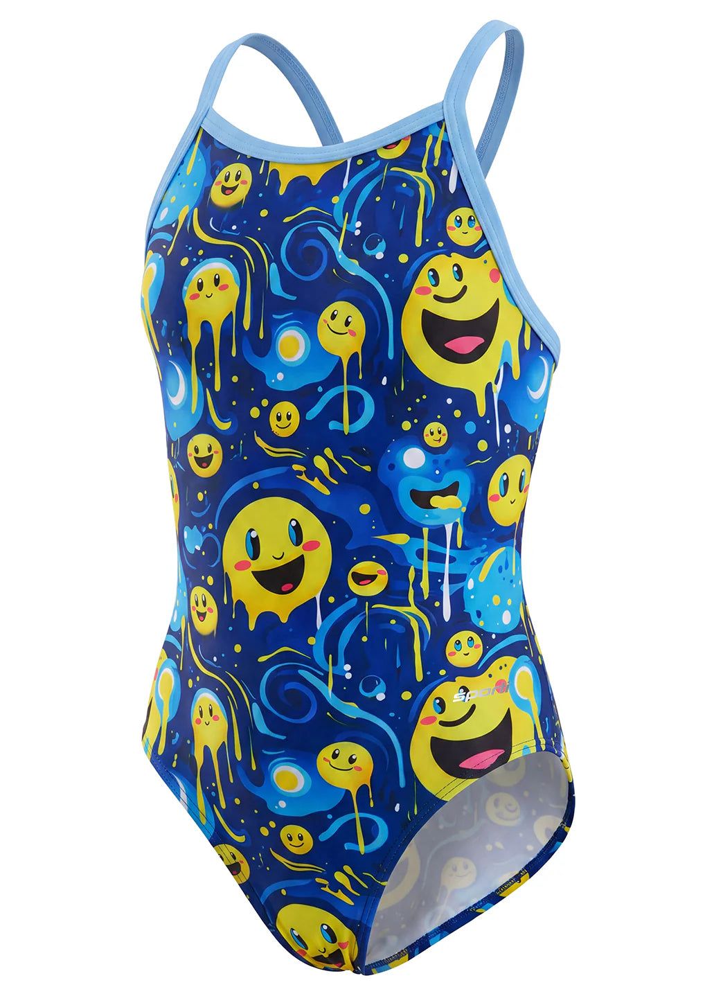 Sporti Space Drip Thin Strap One Piece Swimsuit (22-44)