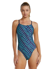 TYR Women's Dragonflyte Durafast Elite Cutoutfit One Piece Swimsuit