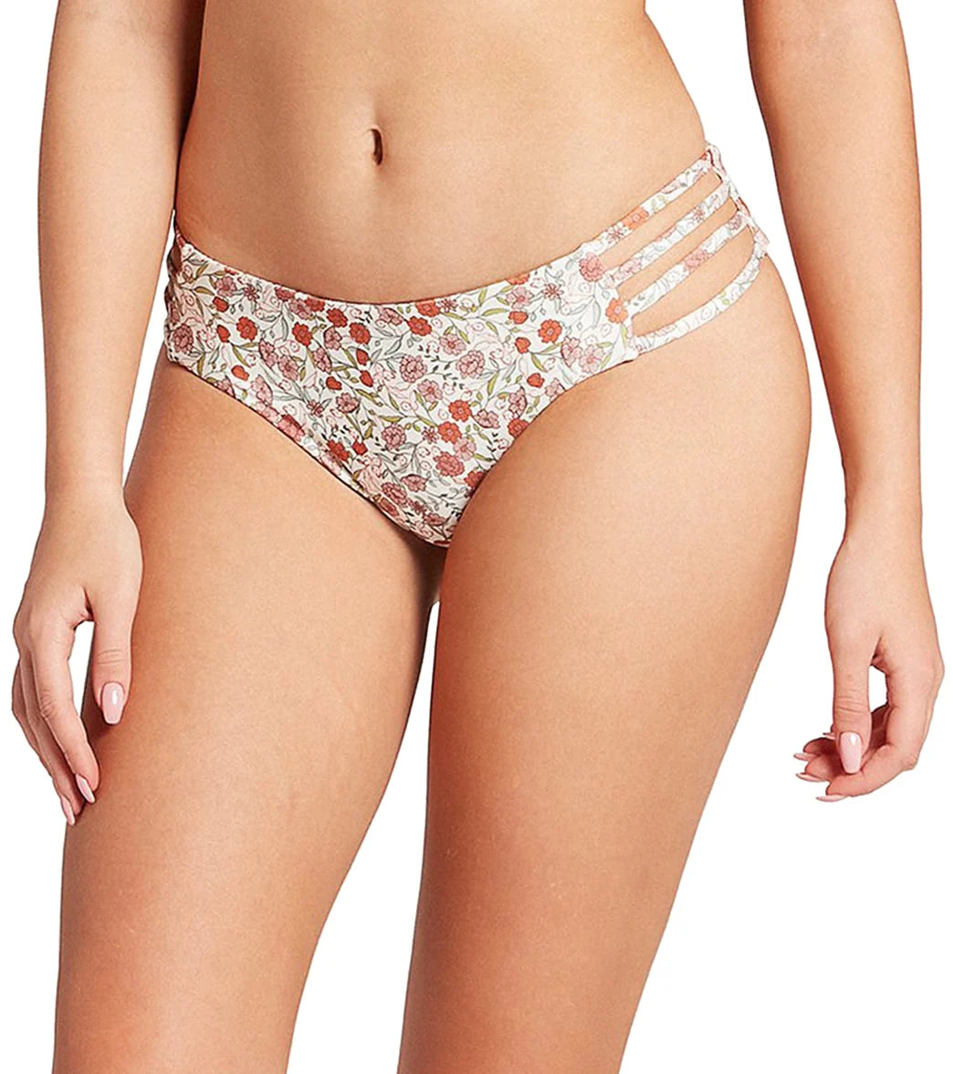 Volcom Women's Flower Trip Cheeky Bikini Bottom