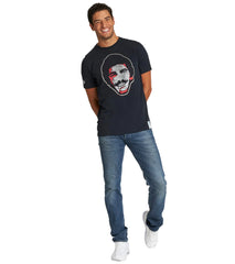 Arena Unisex Mark Spitz Face Felt Patch T-Shirt