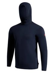 Florence Men's Airtex Long Sleeve Hooded Shirt