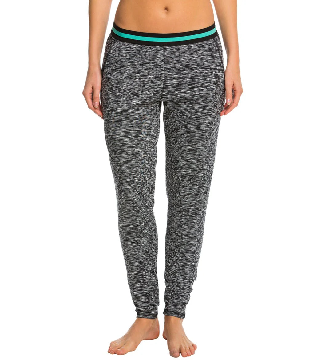 Anne Cole Women's Heather Colorblock Elastic Cover Up Pant
