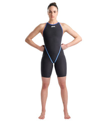 Arena Women's Powerskin Carbon Core FX SL Anthracite Limited Edition Closed Back Tech Suit Swimsuit