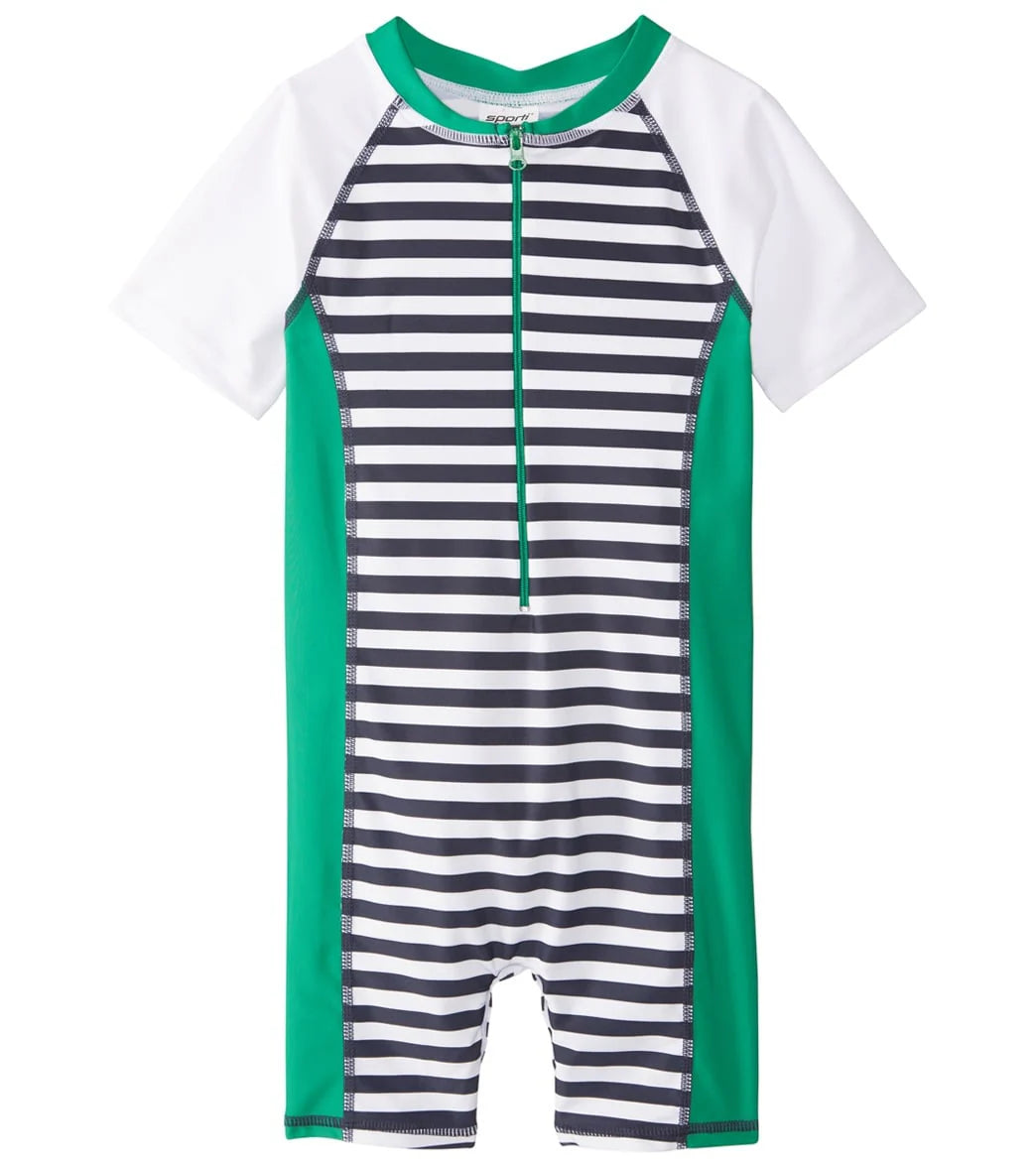 Sporti Kids' Unisex UPF 50+ 3/4 Sleeve Sun Suit