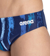 Arena Men's Team Painted Stripes Brief Swimsuit