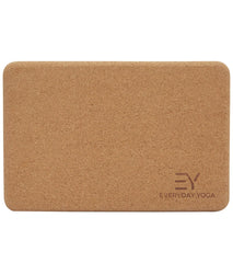 Everyday Yoga Cork Yoga Block 4 inch