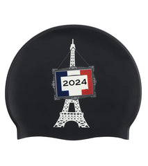 Sporti Paris Eiffel Tower Silicone Swim Cap