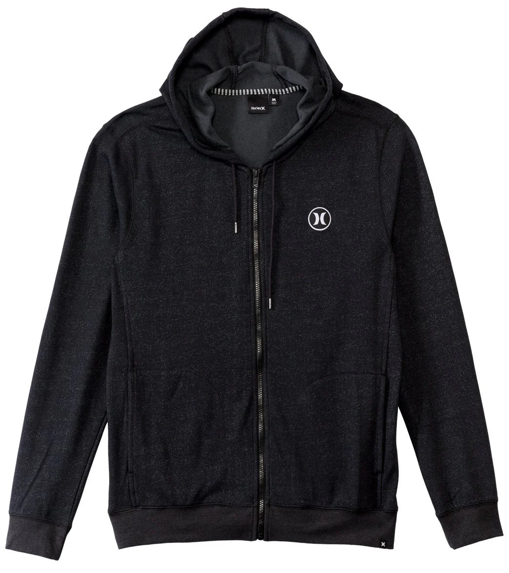 Hurley Men's Dri-Fit League Zip Fleece Hooded Jacket