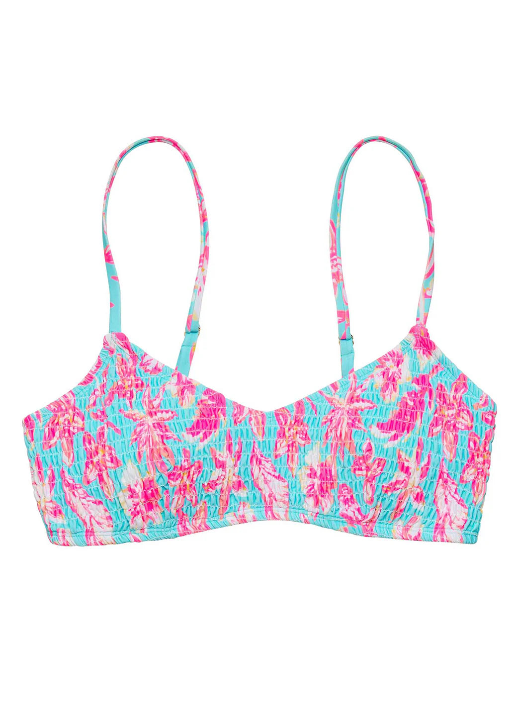 Snapper Rock Women's Tropical Glow Sustainable Bikini Top