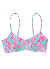 Snapper Rock Women's Tropical Glow Sustainable Bikini Top