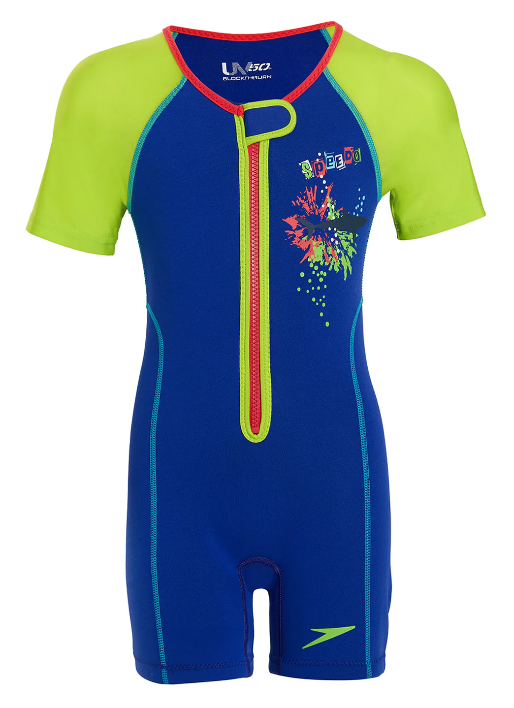 Speedo Kids' Learn to Swim UV 50+ Short Sleeve Thermal Suit (Toddler, Little Kid)