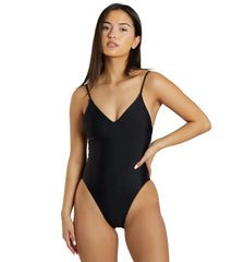 JOLYN Women's Solid Juana One Piece Swimsuit