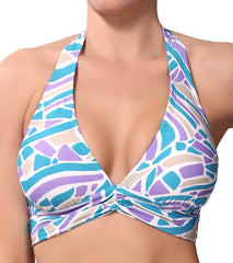 Jantzen Moroccan Mosaic Halter Bra Bikini Top
