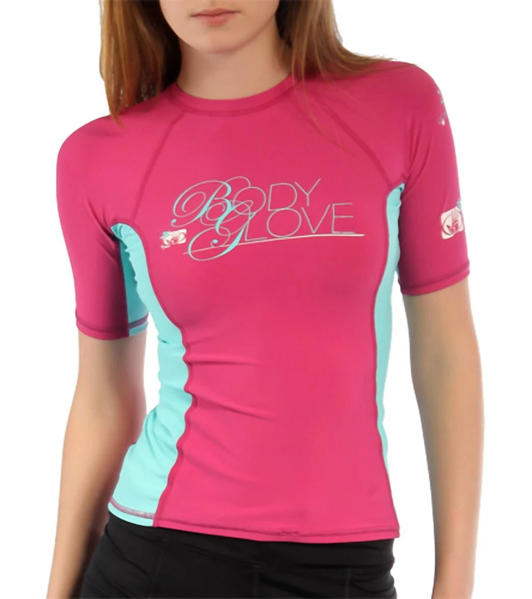 Body Glove Women's Deluxe S/S Fitted Rashguard