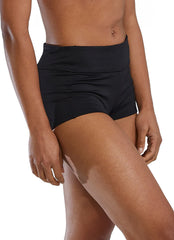 TYR Women's Solid Durafast Elite Casey Boyshort Bikini Bottom