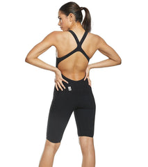 Speedo Women's Fastskin LZR Pure Valor Open Back Kneeskin Tech Suit Swimsuit