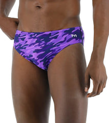 TYR Men's Camo Racer Brief Swimsuit