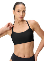 Speedo Women's Solid Racerback Bikini Top