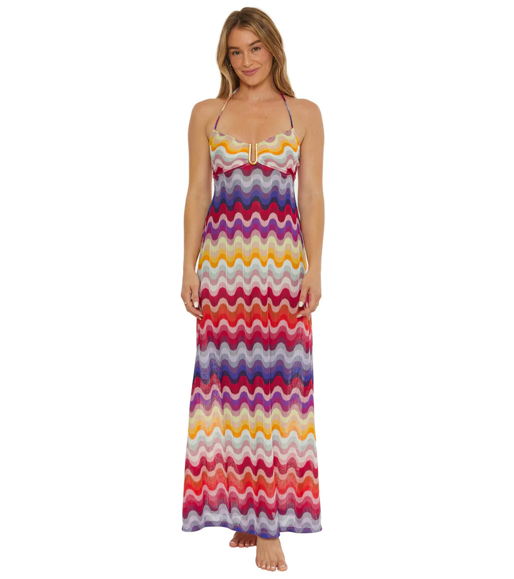Trina Turk Women's Portofino Halter Maxi Cover Up