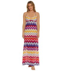 Trina Turk Women's Portofino Halter Maxi Cover Up