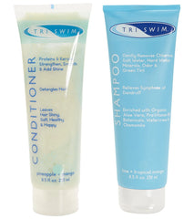 TRISWIM Gift Set of Shampoo, Conditioner & Swim Cap in Mesh Bag