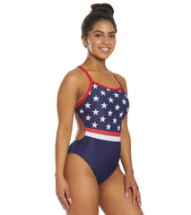Arena Women's National Team Challenge Back One Piece Swimsuit