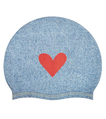 Sporti x Alex & Gretchen Walsh Blue Jean Baby Silicone Swim Cap