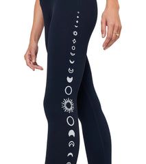 Spiritual Gangster Golden Icon Jacquard Legging
