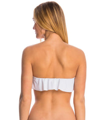 Hurley Women's One & Only Solids Bandeau Bikini Top