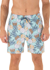 Hurley Men's 17" Phantom Naturals Cannonball Swim Trunks