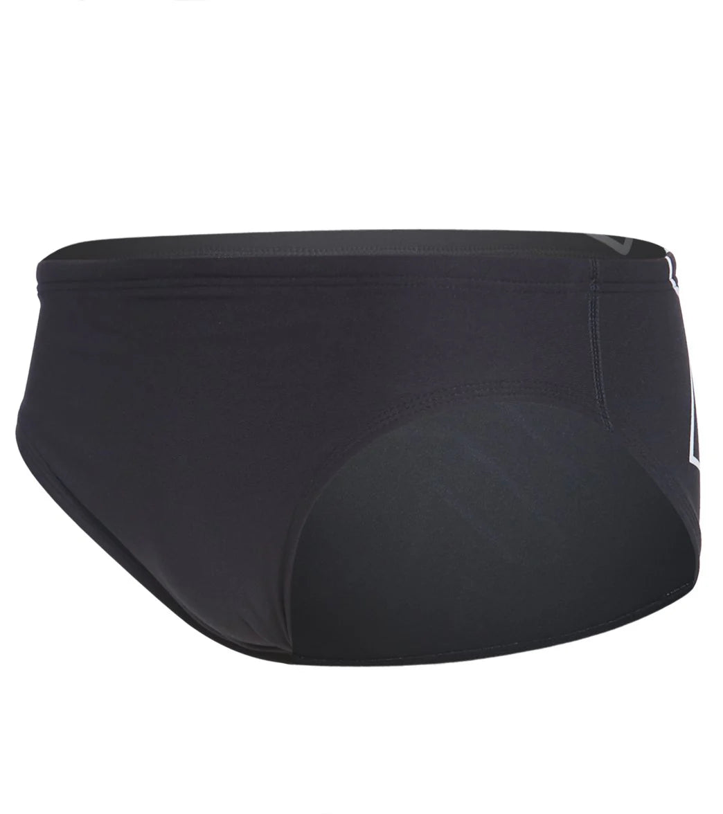 TYR Men's Big Logo Racer Brief Swimsuit