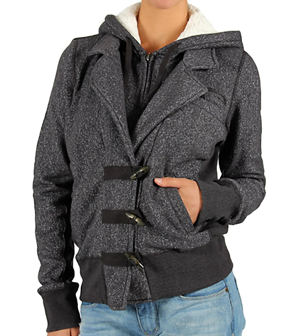 Hurley Girls' Real One Fleece Jacket