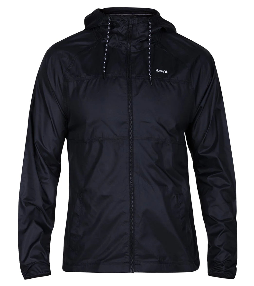 Hurley Men's Protect Solid Windbreaker Jacket