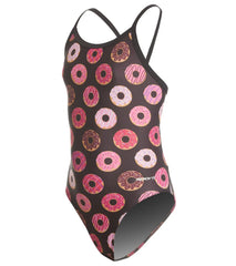 Sporti Spiffiez Donut Thin Strap One Piece Swimsuit Youth (22-28)