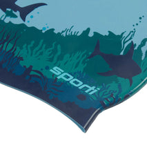 Sporti Sharkies Silicone Swim Cap