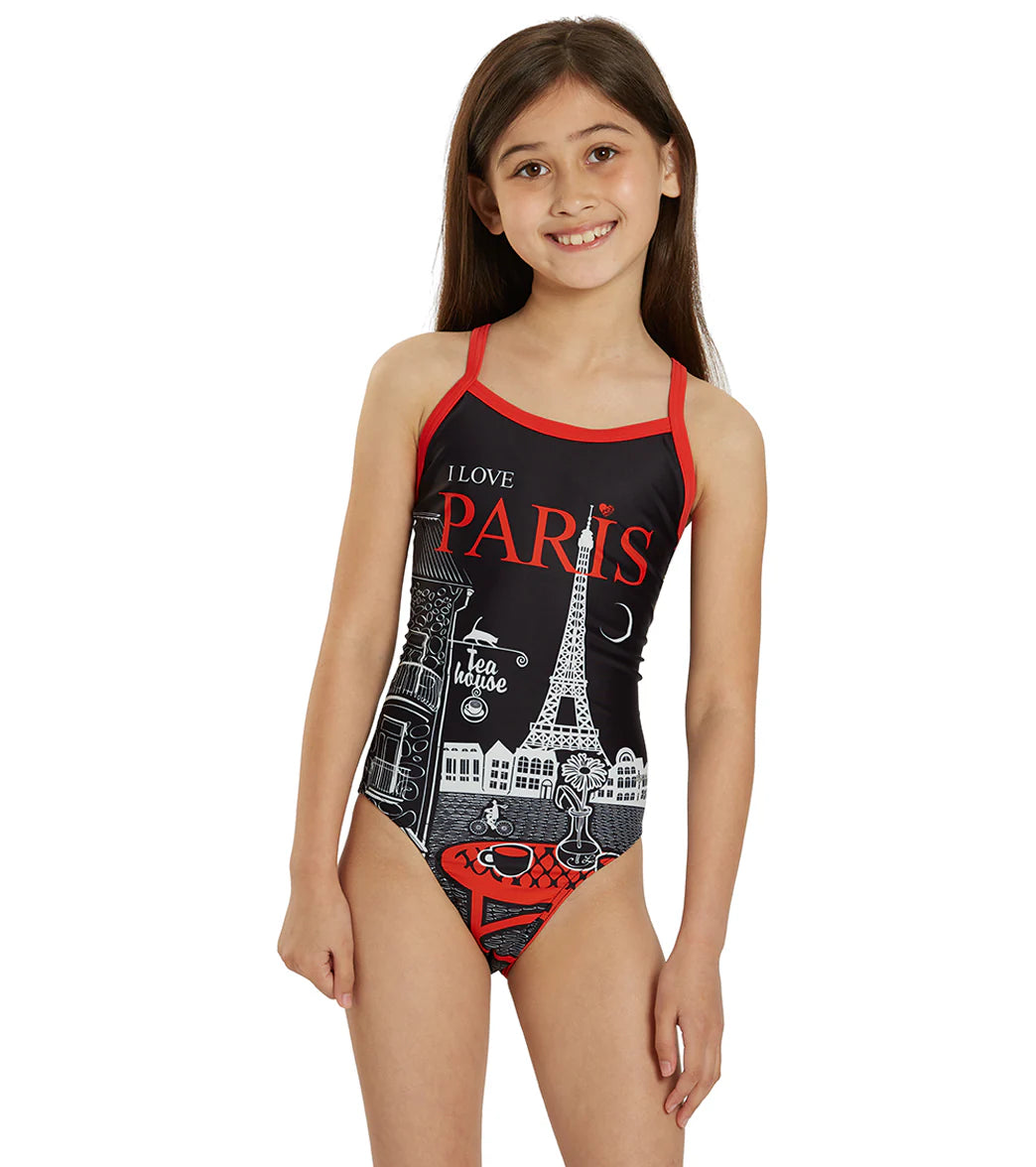 Sporti Paris Twilight Thin Strap One Piece Swimsuit (22-44)