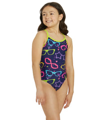 Sporti Gotta Wear Shades Thin Strap One Piece Swimsuit Youth (22-28)