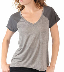 Hurley Girls' Solid Pocket S/S T-Shirt