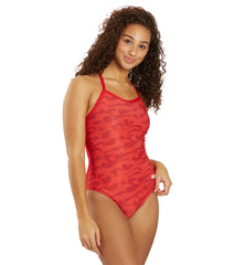Arena Women's Surf's Up II Lightdrop Back One Piece Swimsuit