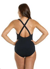 Dolfin Women's AquaShape Conservative Cross Back One Piece Swimsuit