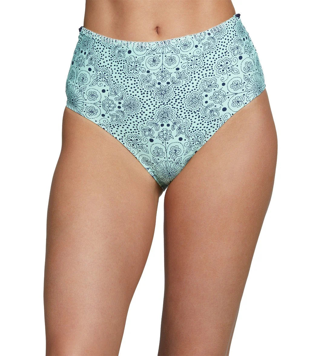 Anne Cole Mykonos Medallion High Waisted Bikini Bottom