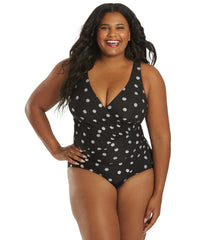 Miraclesuit Plus Women's Plus Size Pizzelles Oceanus One Piece Swimsuit