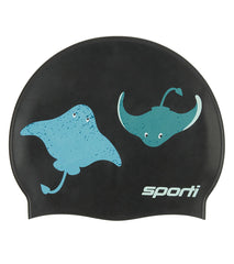 Sporti Stingray Fever Silicone Swim Cap