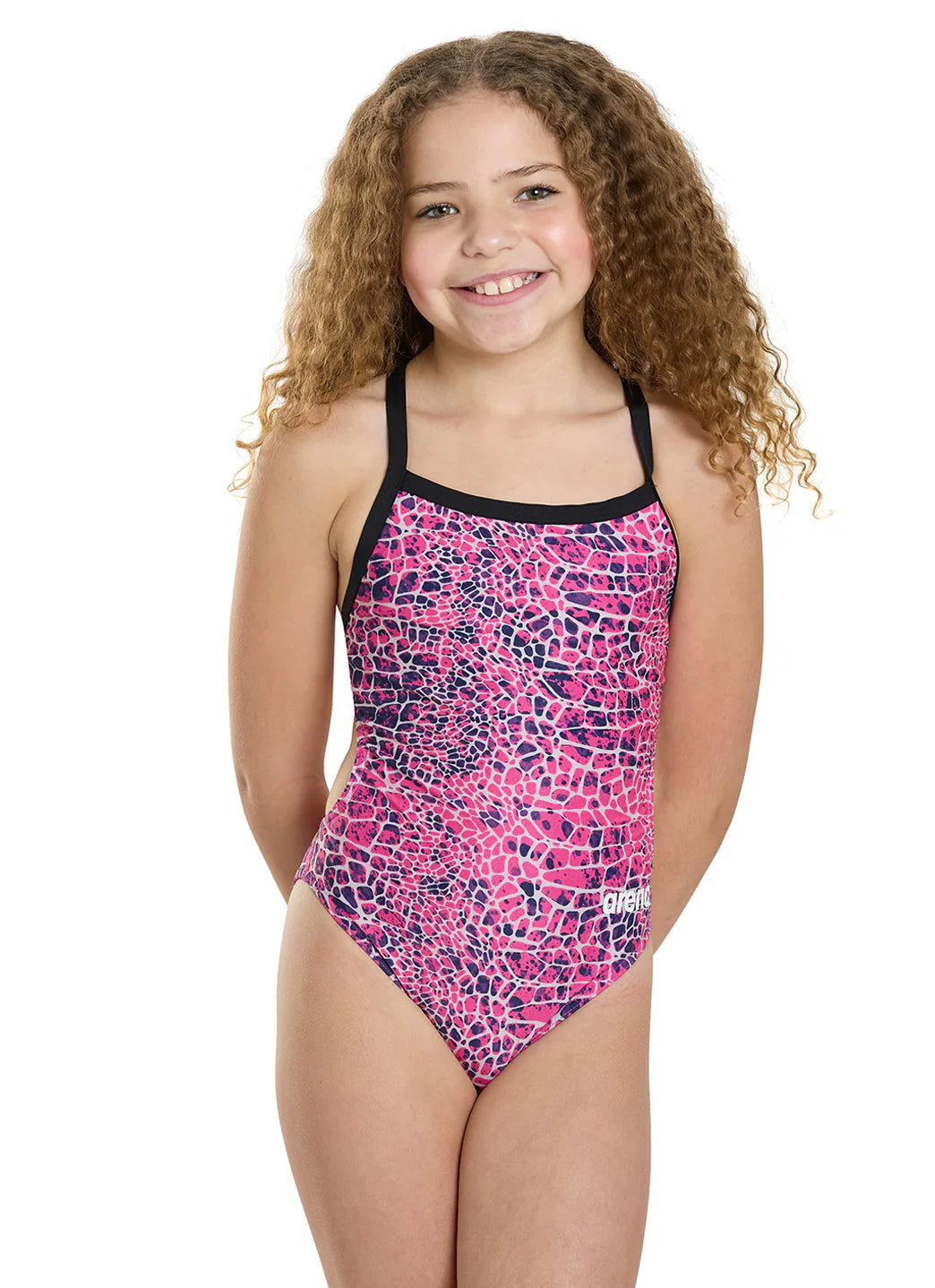 Arena Women's Snakeskin Challenge Back One Piece Swimsuit