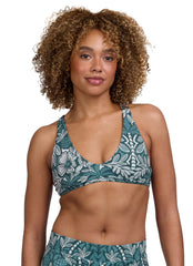 JOLYN Women's Doris Shorebreak Racerback Bikini Top