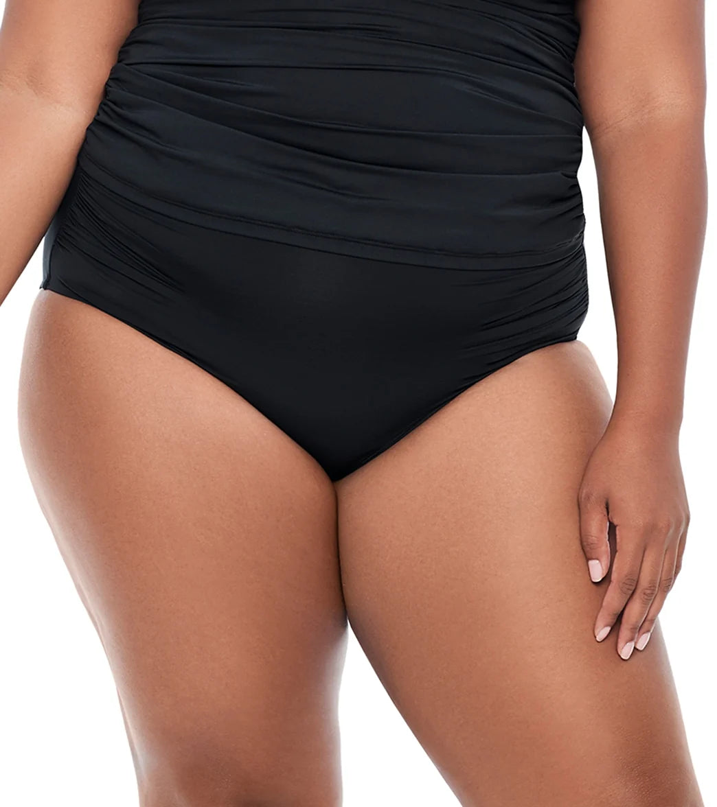 Lauren Ralph Lauren Women's Plus Size Beach Club High Waist Bikini Bottom