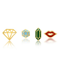 TAI Jewelry Four Enamel Stud Collection