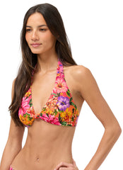 Johnny Was Women's Kairi Tie Back Halter Bikini Top