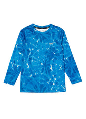 Speedo Boy's Long Sleeve Printed Swim Shirt (Little Kid, Big Kid)